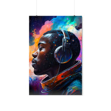 Load image into Gallery viewer, Astronaut Wall Art Black Art Digital Prints Wall Art Poster Unique Art Music Art Wall Decor