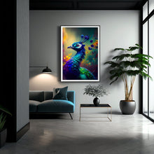 Load image into Gallery viewer, Peacock Wall Decor Modern Wall Art Digital Print House Warming Gift Wall Art Print Abstract Art Poster