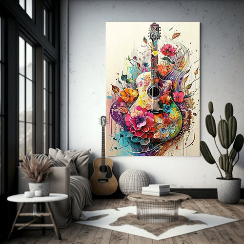 Guitar Wall Art Poster Digital Print Unique Art Music Art Wall Decor Art Gifts