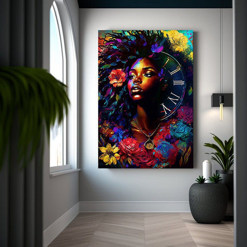 Black Art  Decor Gift for Her Art Print Abstract Art Digital Art Print Wall Art Poster