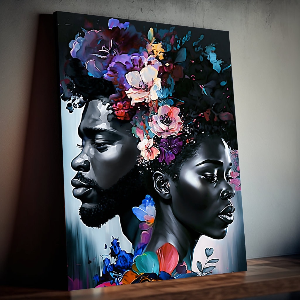 Dope Black authentic Love Painting Package